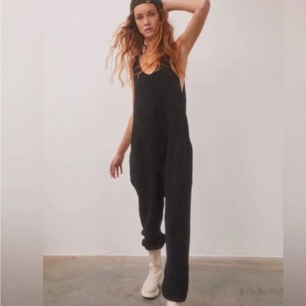 Free People Black Jumpsuit